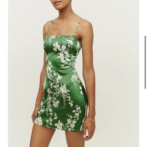 Reformation Kosta Silk mini dress 8